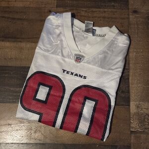 New Mario WILLIAMS #90 White & Red Houston Texans NFL Players Jersey Mens M '06